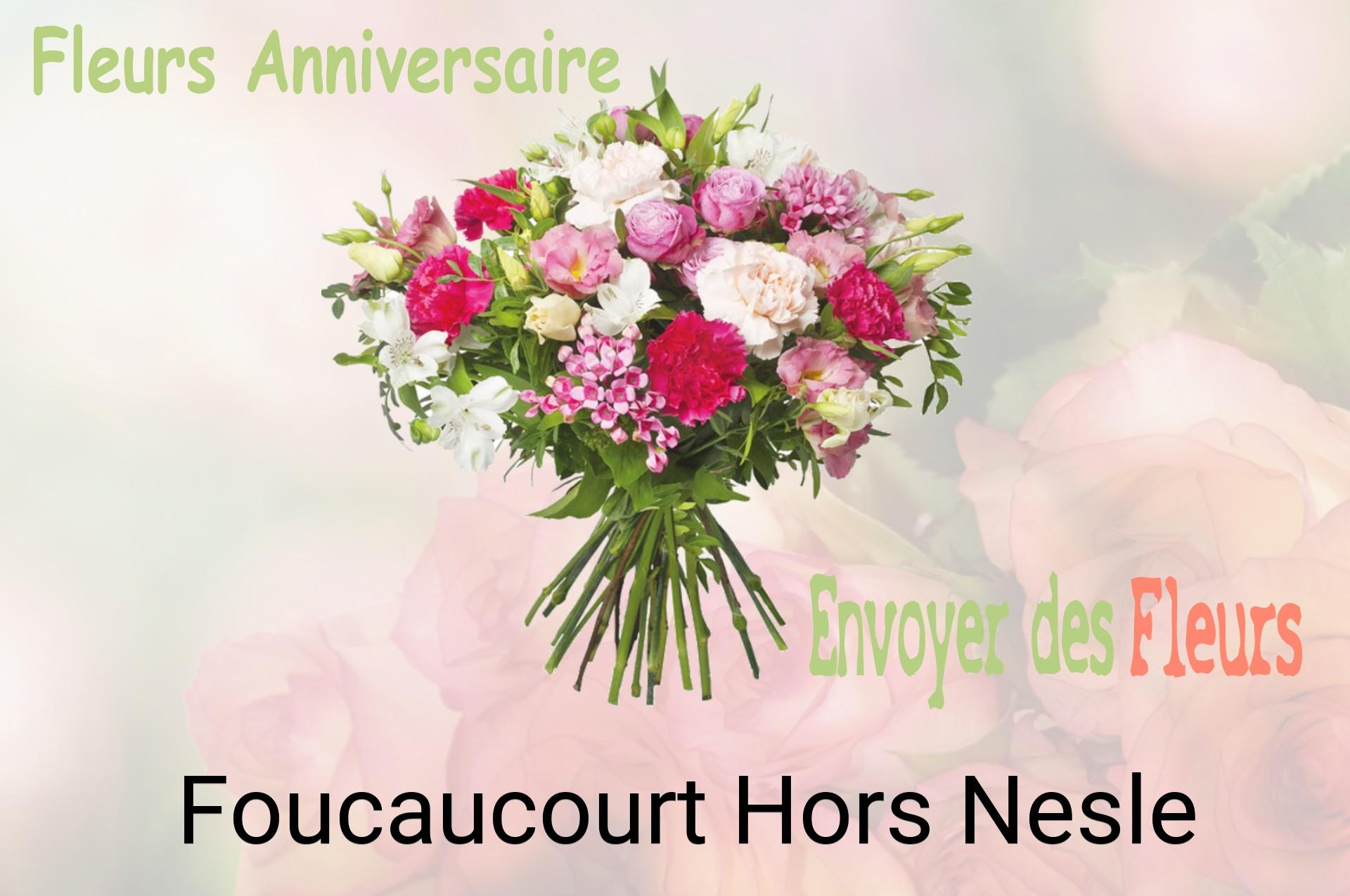 Bouquet de fleurs d’anniversaire livré à Foucaucourt-Hors-Nesle
