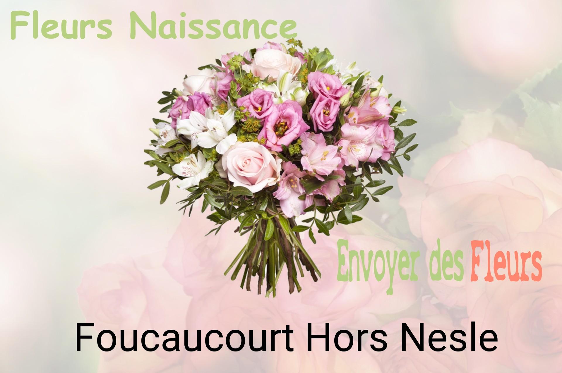 Bouquet de fleurs de naissance livré à Foucaucourt-Hors-Nesle